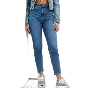 American Eagle Stretch Mom Jean Sz 6 Regular High Rise Casual Streetwear Comfort